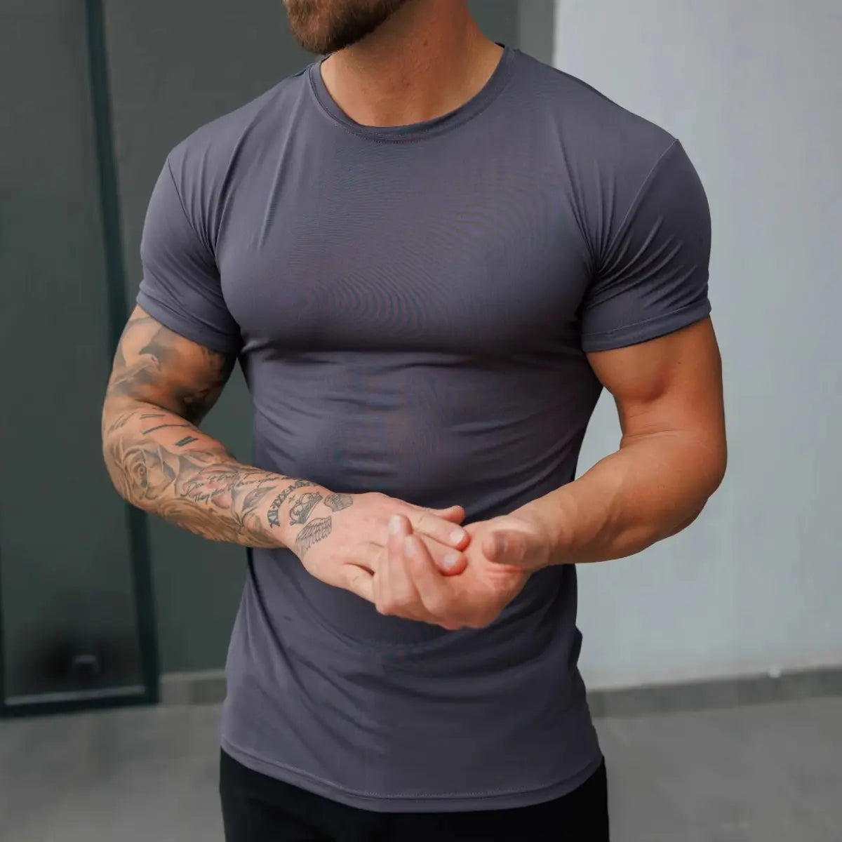 Fitness Sports Stretch Sports Men's T-Shirt