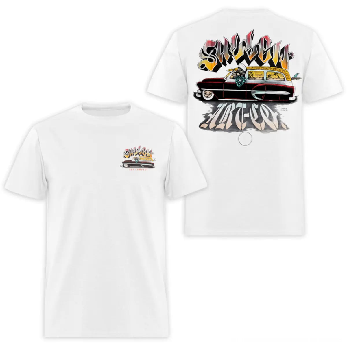 Car Art Printed Men's T-shirt