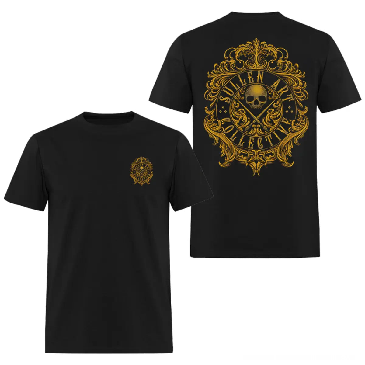 Vintage Skull Printed Men's T-shirt