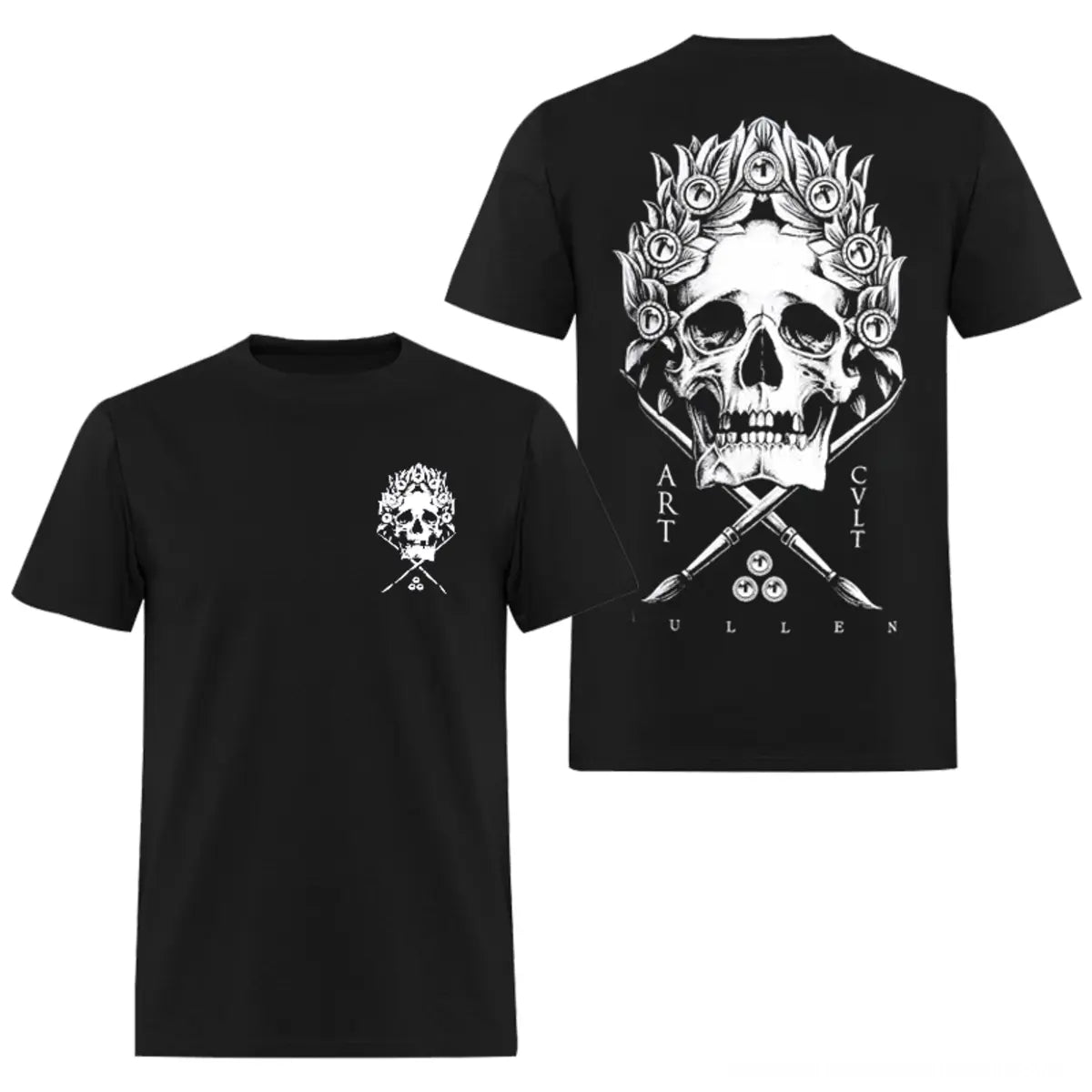 Vintage Skull Printed Men's T-shirt
