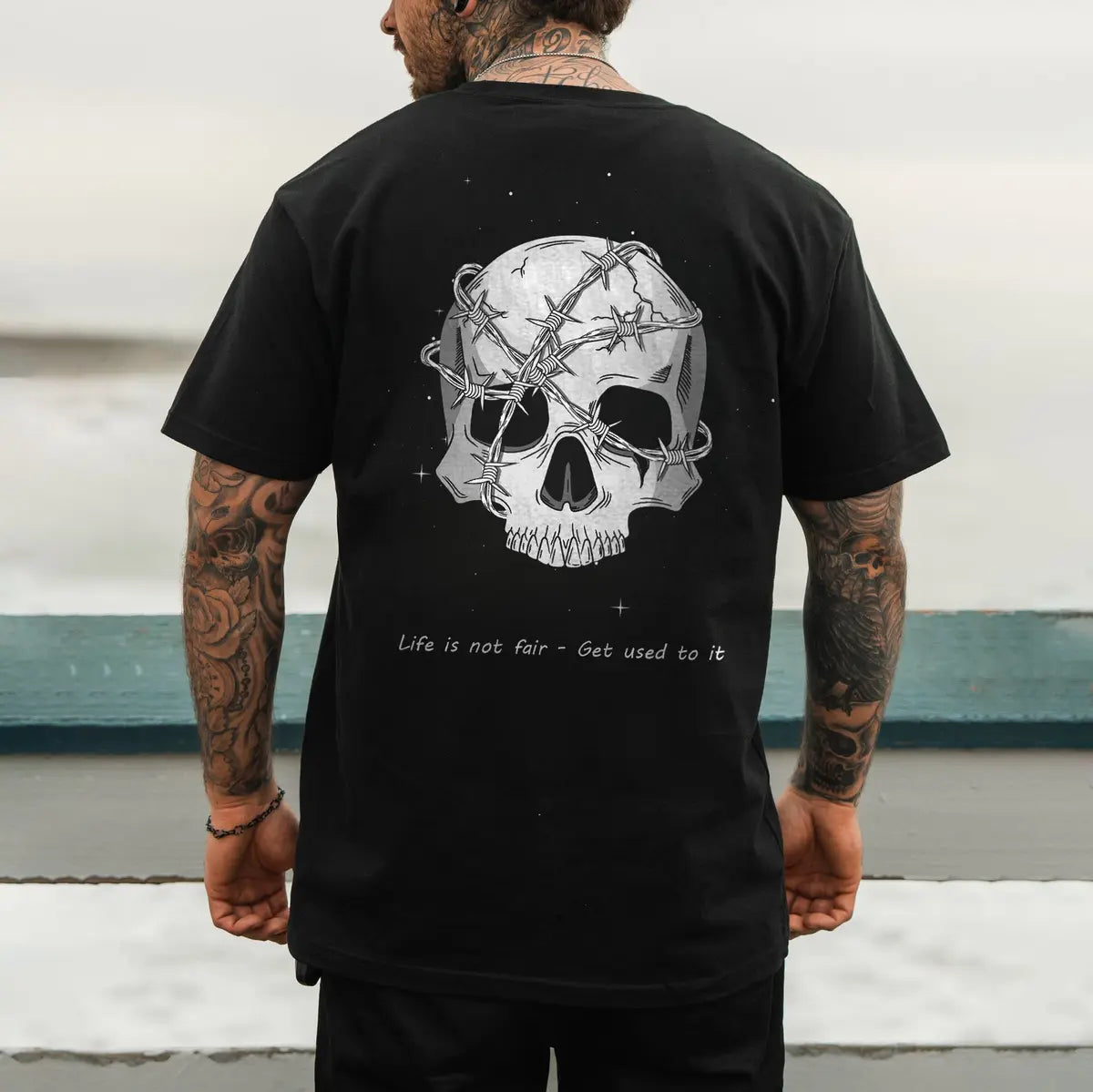 Life Is Not Fair - Get Used To It Printed Men's T-shirt