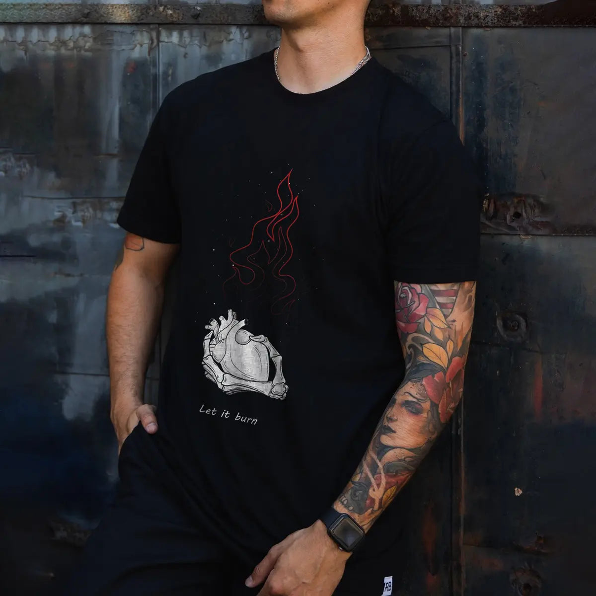 Let It Burn Printed Men's T-shirt