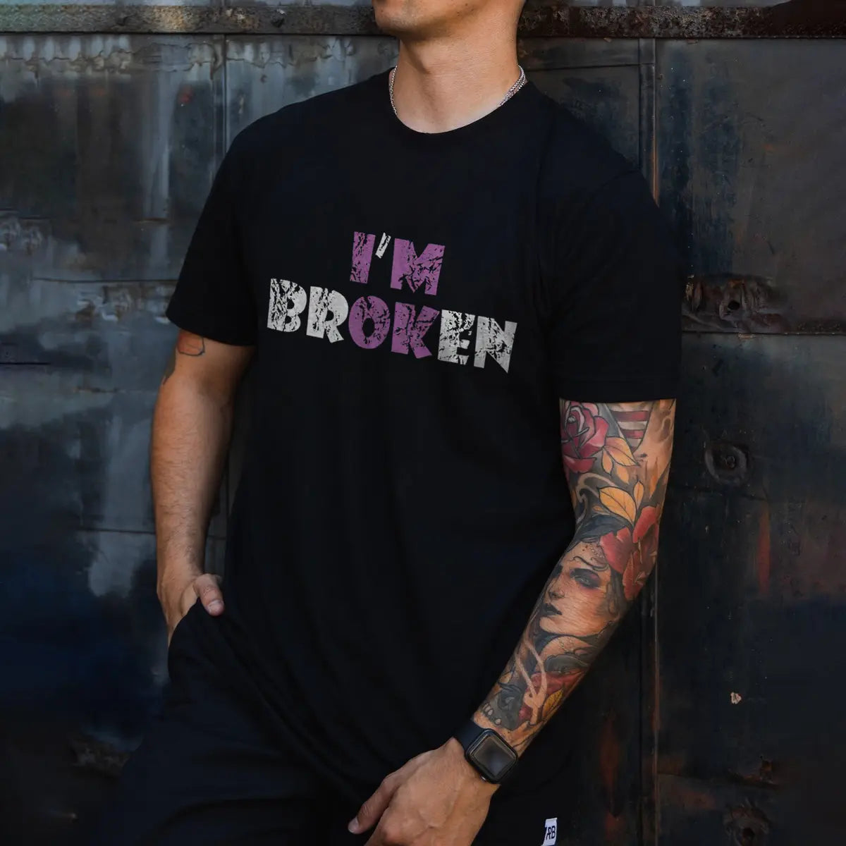 I'm Ok I'm Broken Printed Men's T-shirt