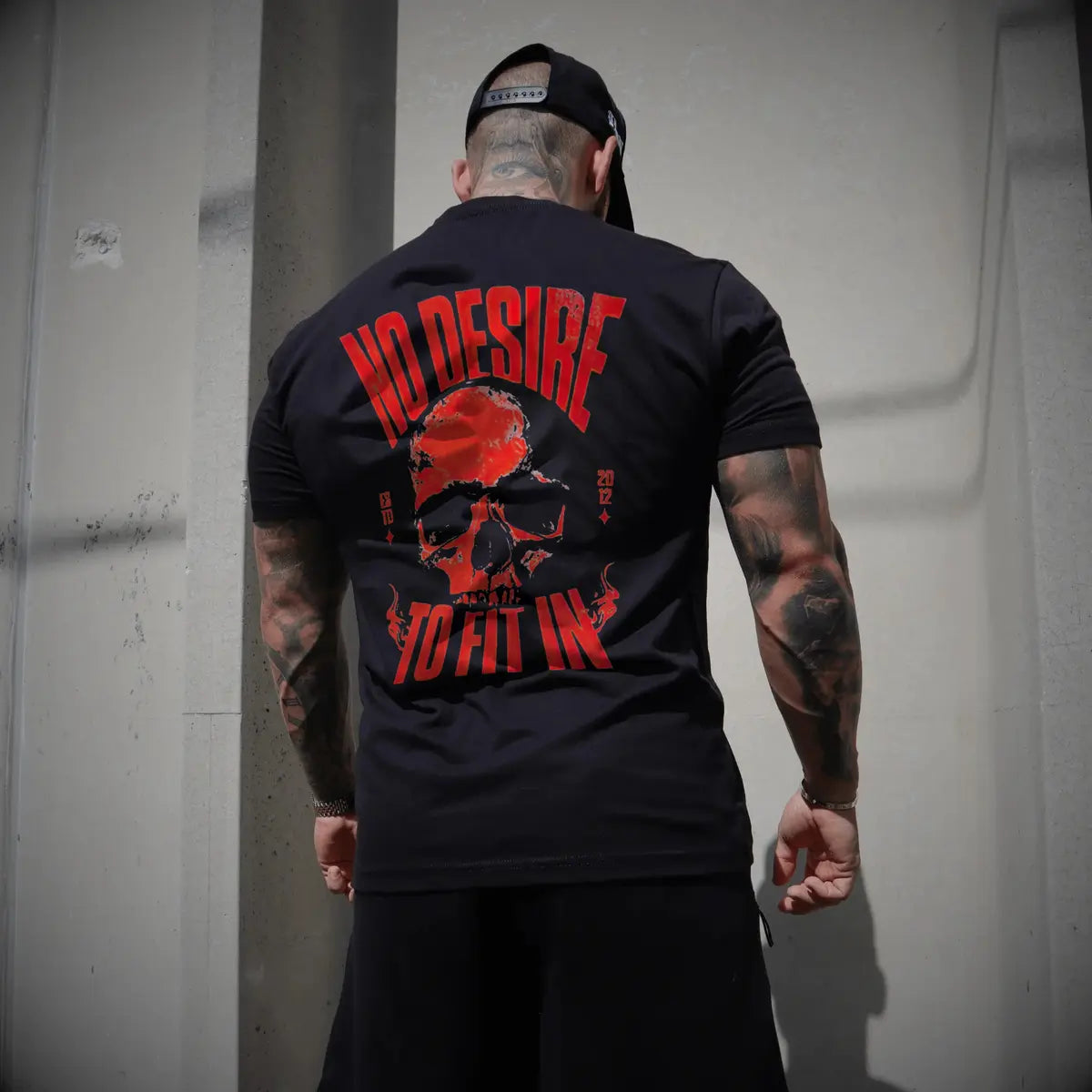 No Desire To Fit In Skull T-shirt