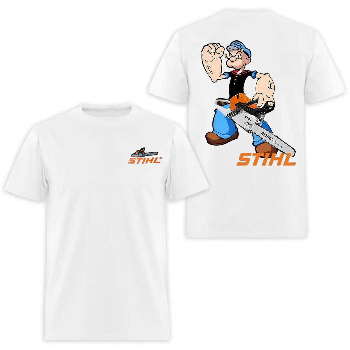 Stihl Popeye Printed Men's T-Shirt