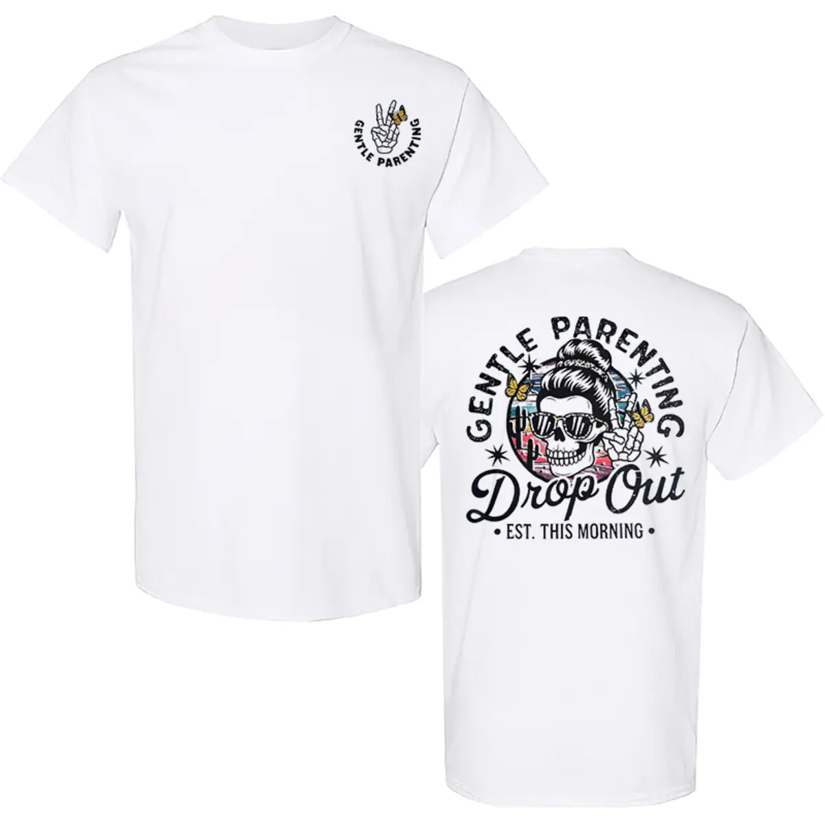 Gentle Parenting Drop Out Printed Unisex Oversized T-shirt