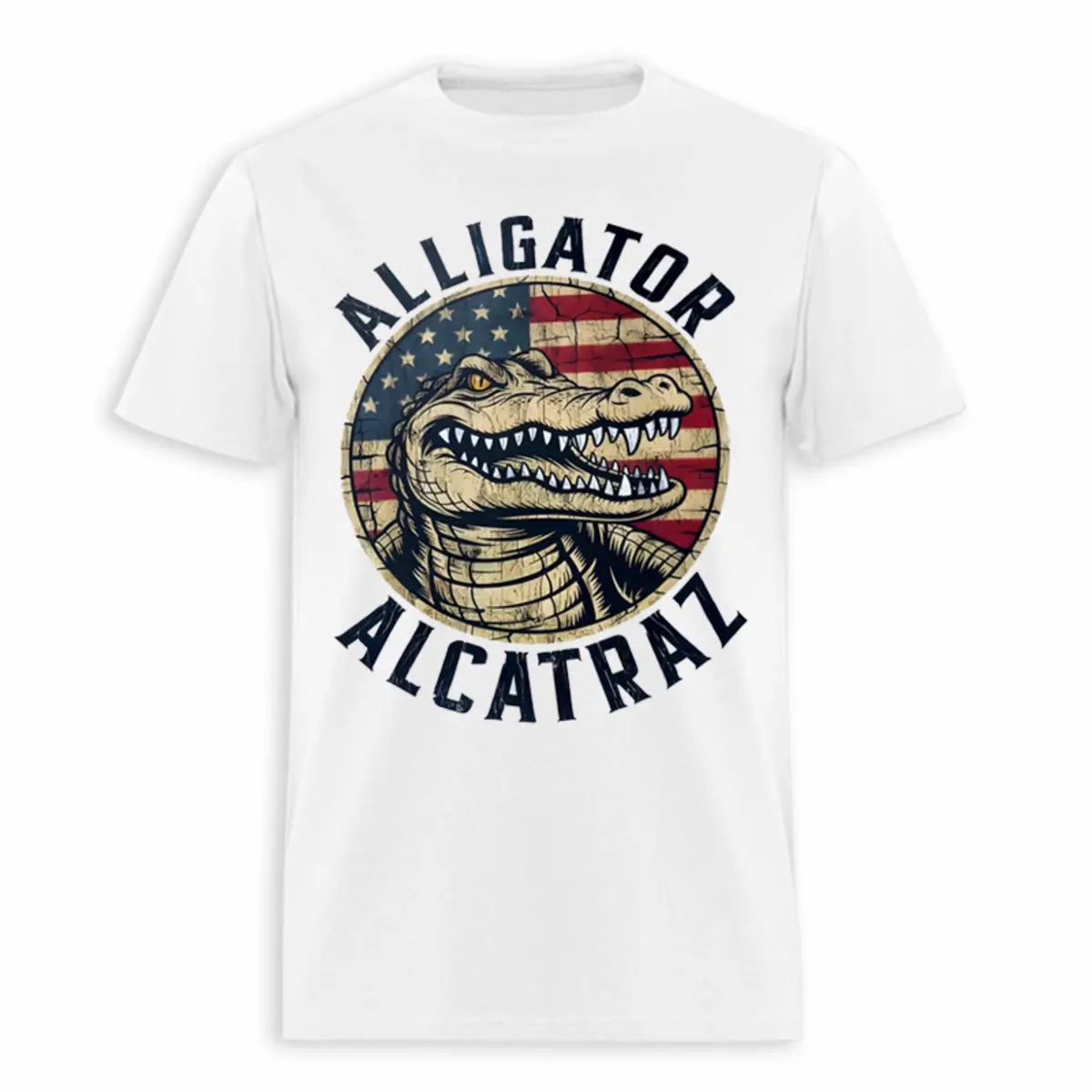 Alligator Alcatraz Printed Oversized Unisex T-shirts