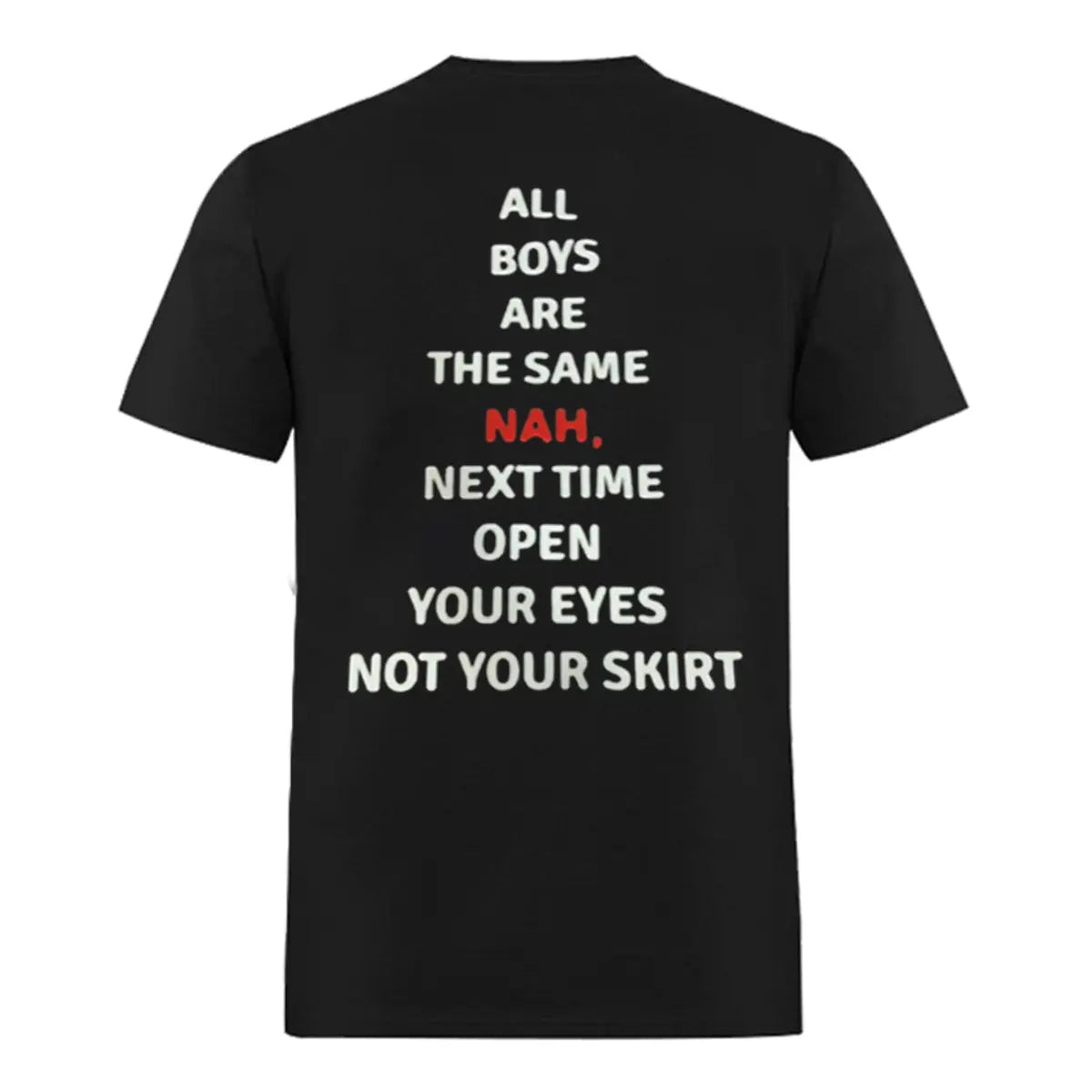 All Boys Are The Same Printed Oversized Unisex T-shirts Image - 1
