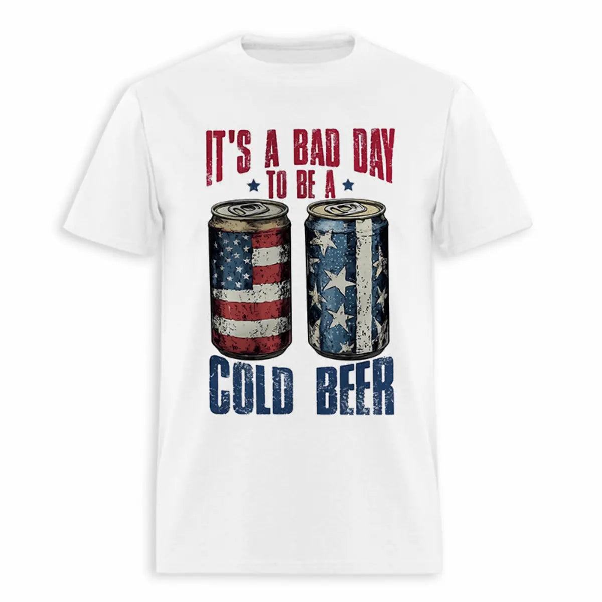 It's A Bad Day To Be A Cold Beer Printed Oversized Unisex T-shirt