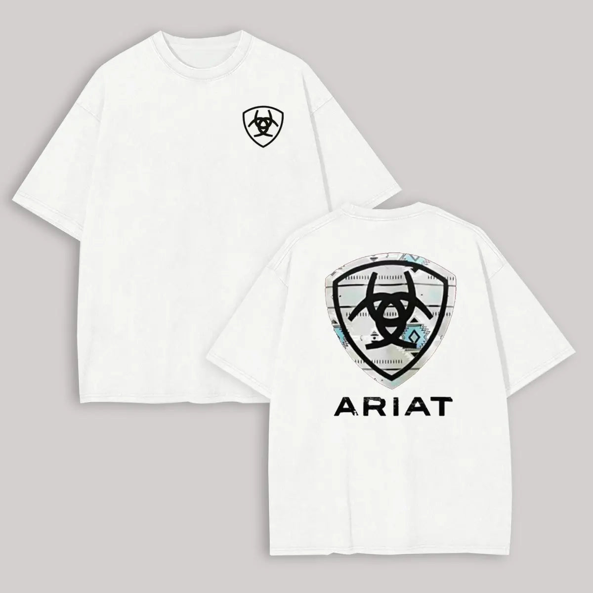 Ariat Serape Island Shield Printed Oversized Unisex T-shirt