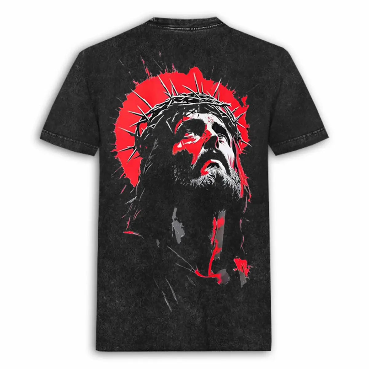 Jesus Printed Unisex Washed T-Shirt