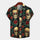 Floral Skulls Short Sleeve Button-Up Men's Shirt