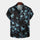 Summer Floral Skulls Short Sleeve Button-Up Men's Shirt