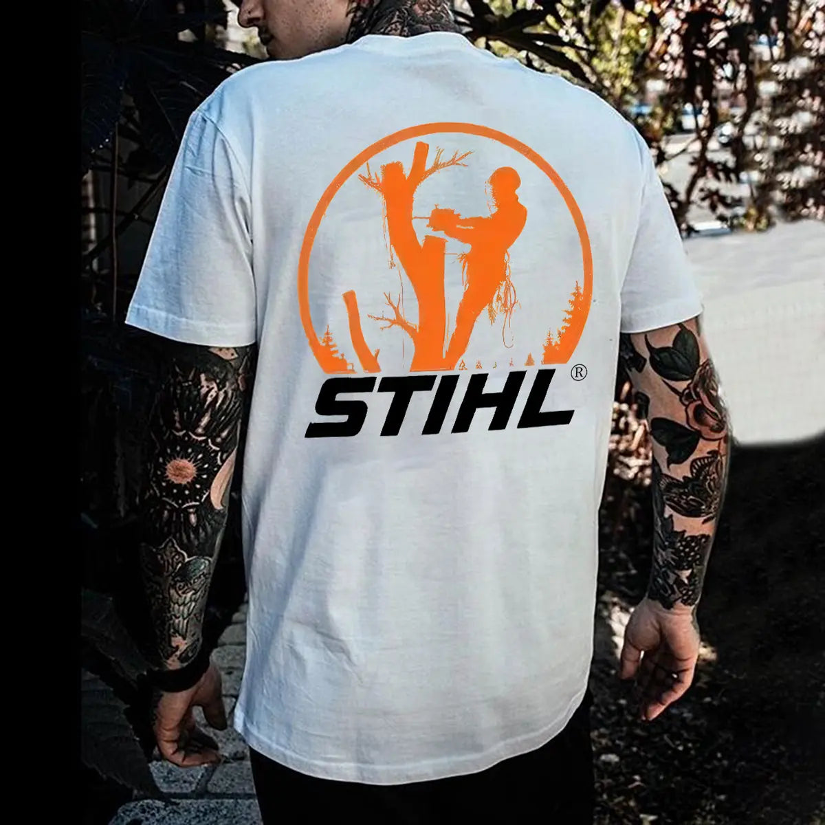 Stihl Chain Saws Printed Men's T-Shirt   