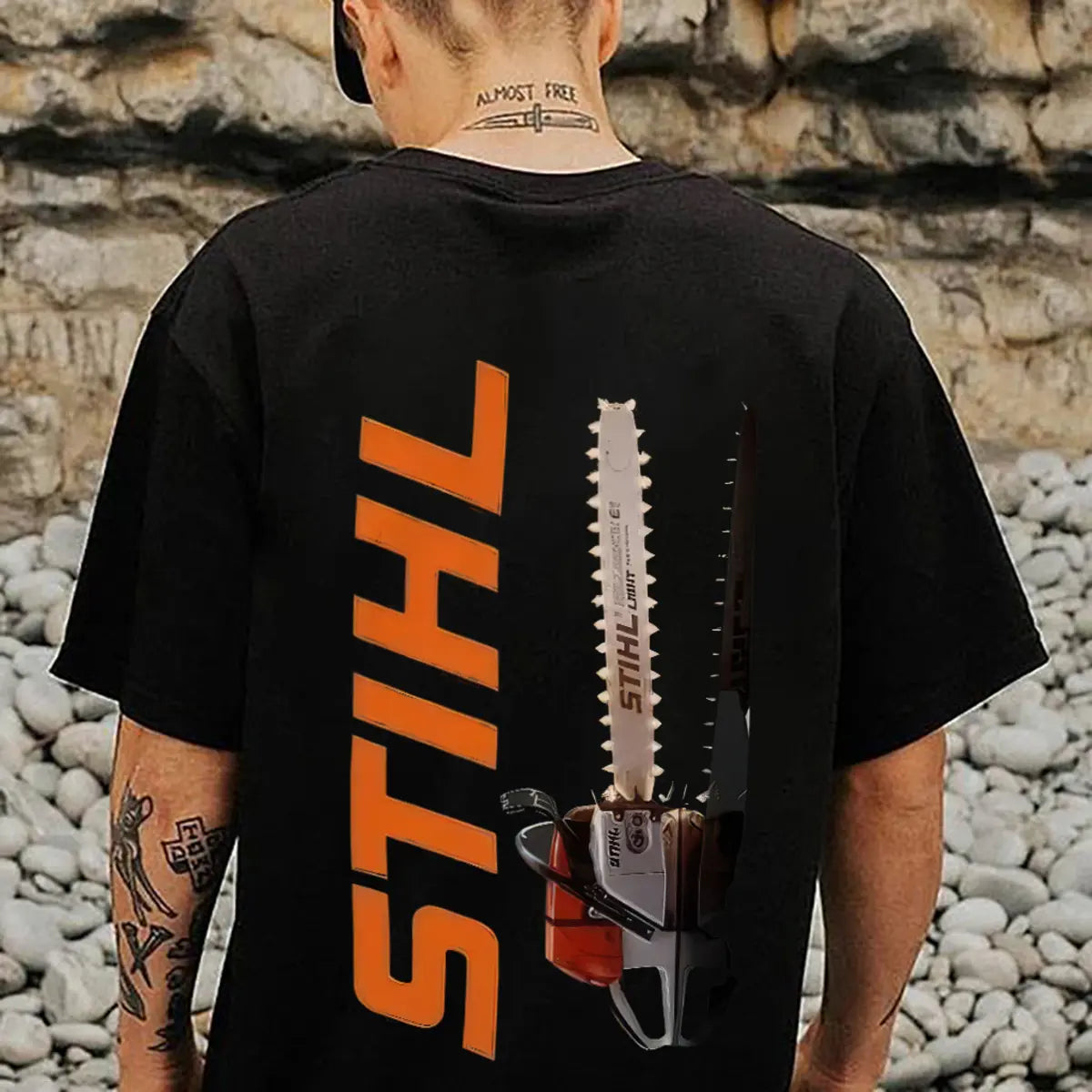 Stihl Chain Saws Printed Men's T-Shirt   