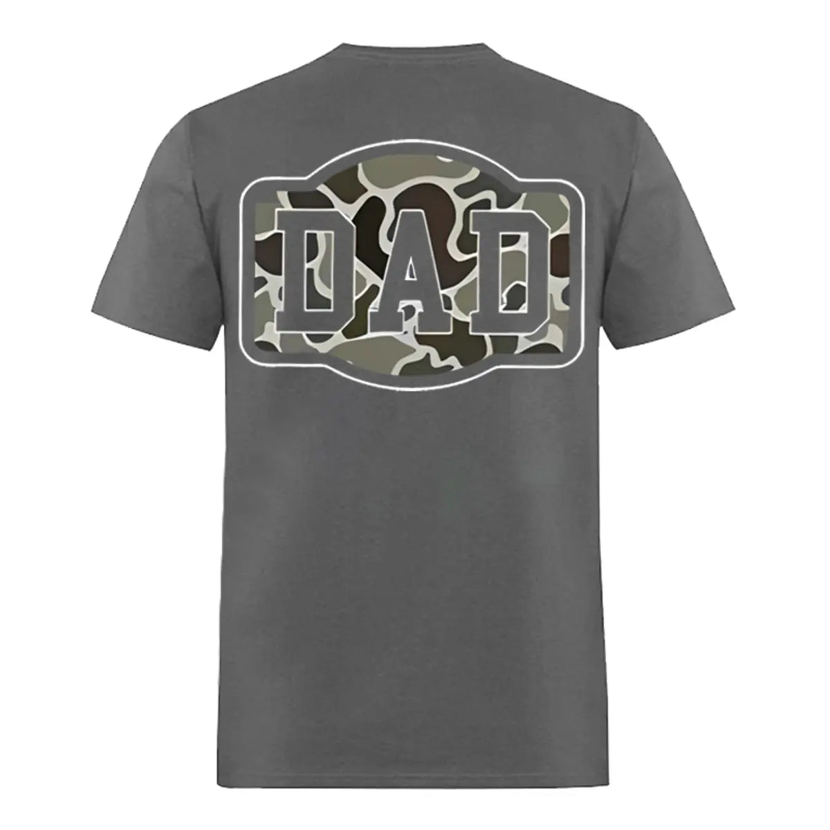 Camouflage Dad Printed Oversized Unisex T-shirt