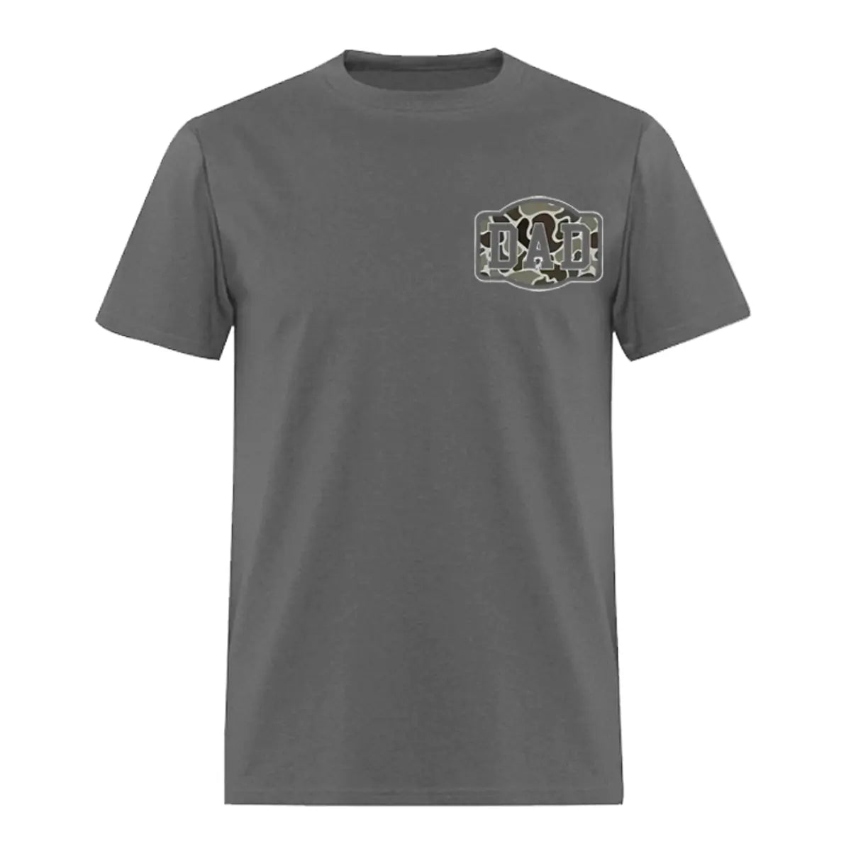 Camouflage Dad Printed Oversized Unisex T-shirt