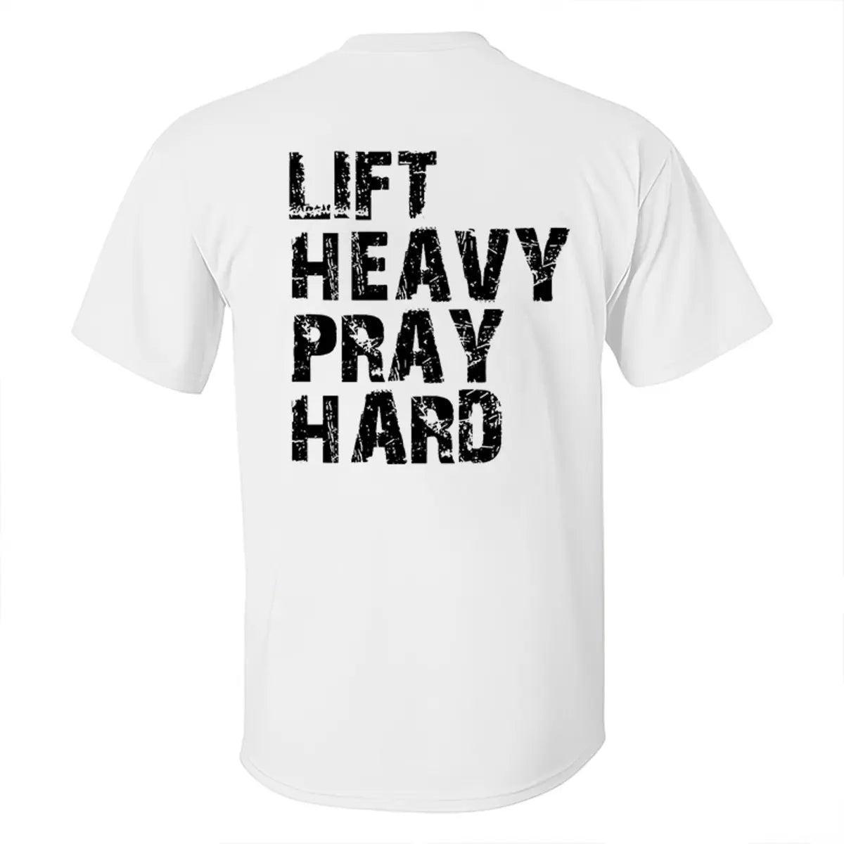 Lift Heavy Pray Hard Printed Men's T-Shirt