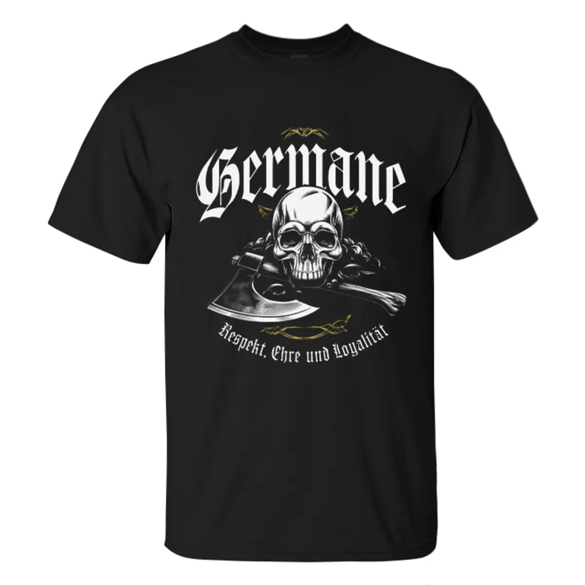 Viking Bermane Skull Printed Men's T-shirt