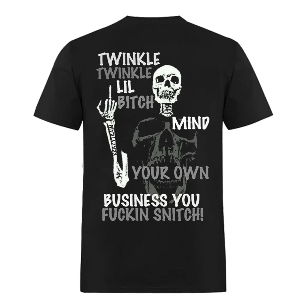 Mind Your Own Business Printed Oversized Unisex T-shirt Image - 1