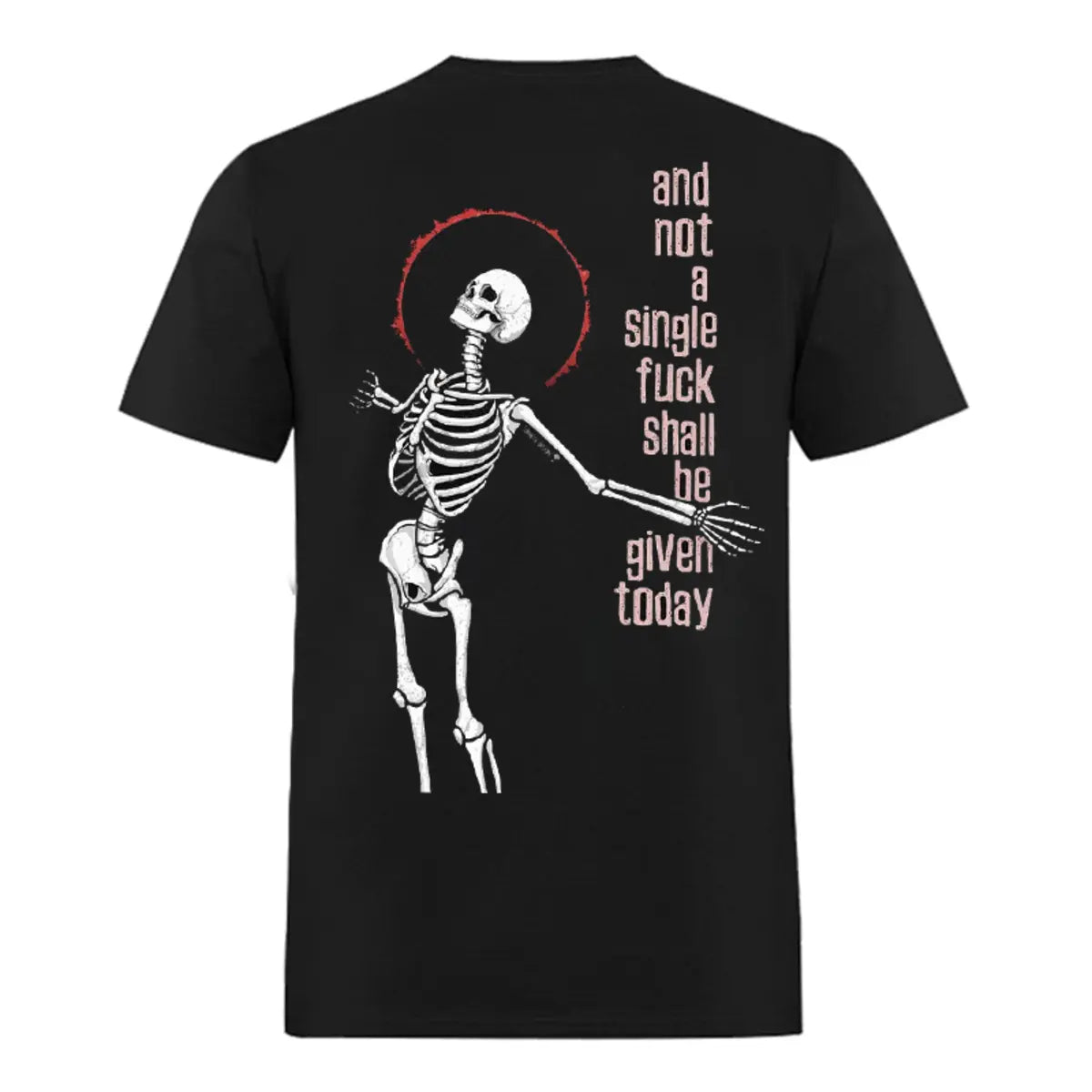 And Not A Single F*ck Shall Be Given Today Printed Oversized Unisex T-shirt Image - 1