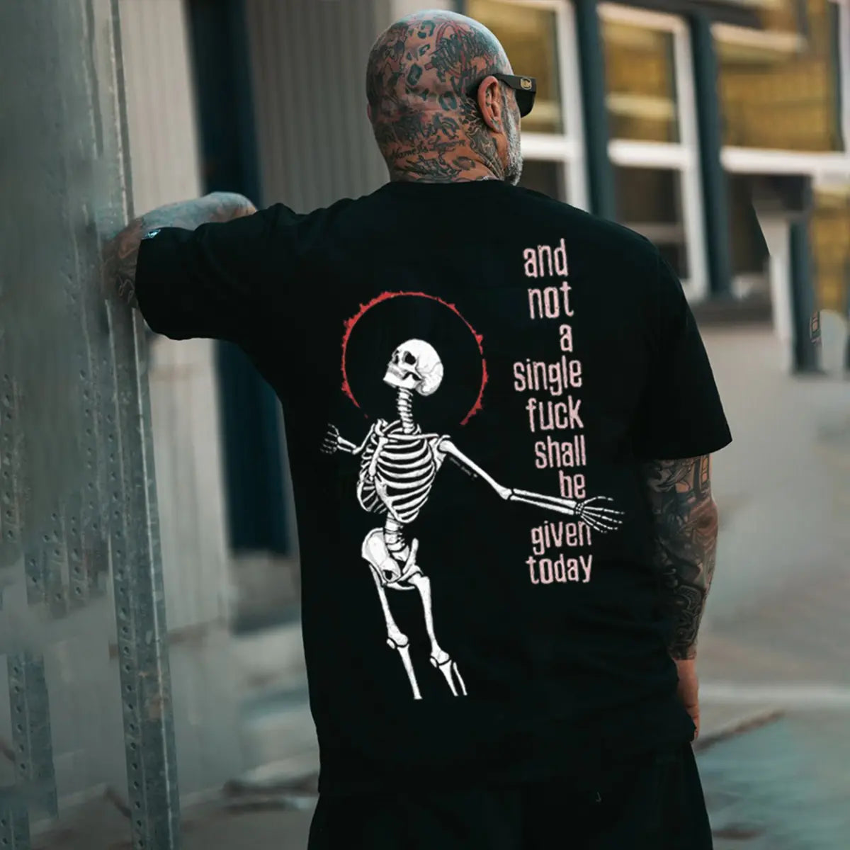 And Not A Single F*ck Shall Be Given Today Printed Oversized Unisex T-shirt Image - 3