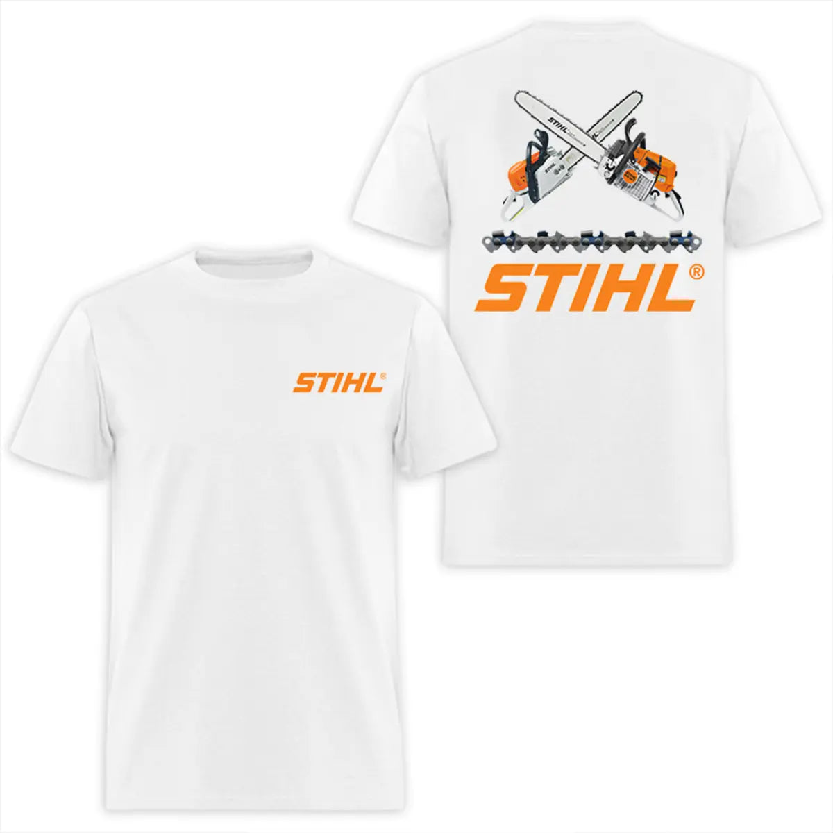 Stihl Chainsaw Printed Men's T-Shirt