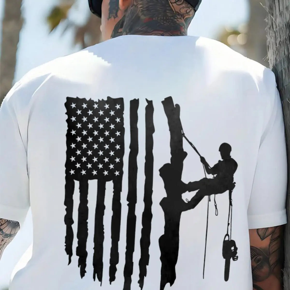 Stihl Chainsaw Printed Men's T-Shirt
