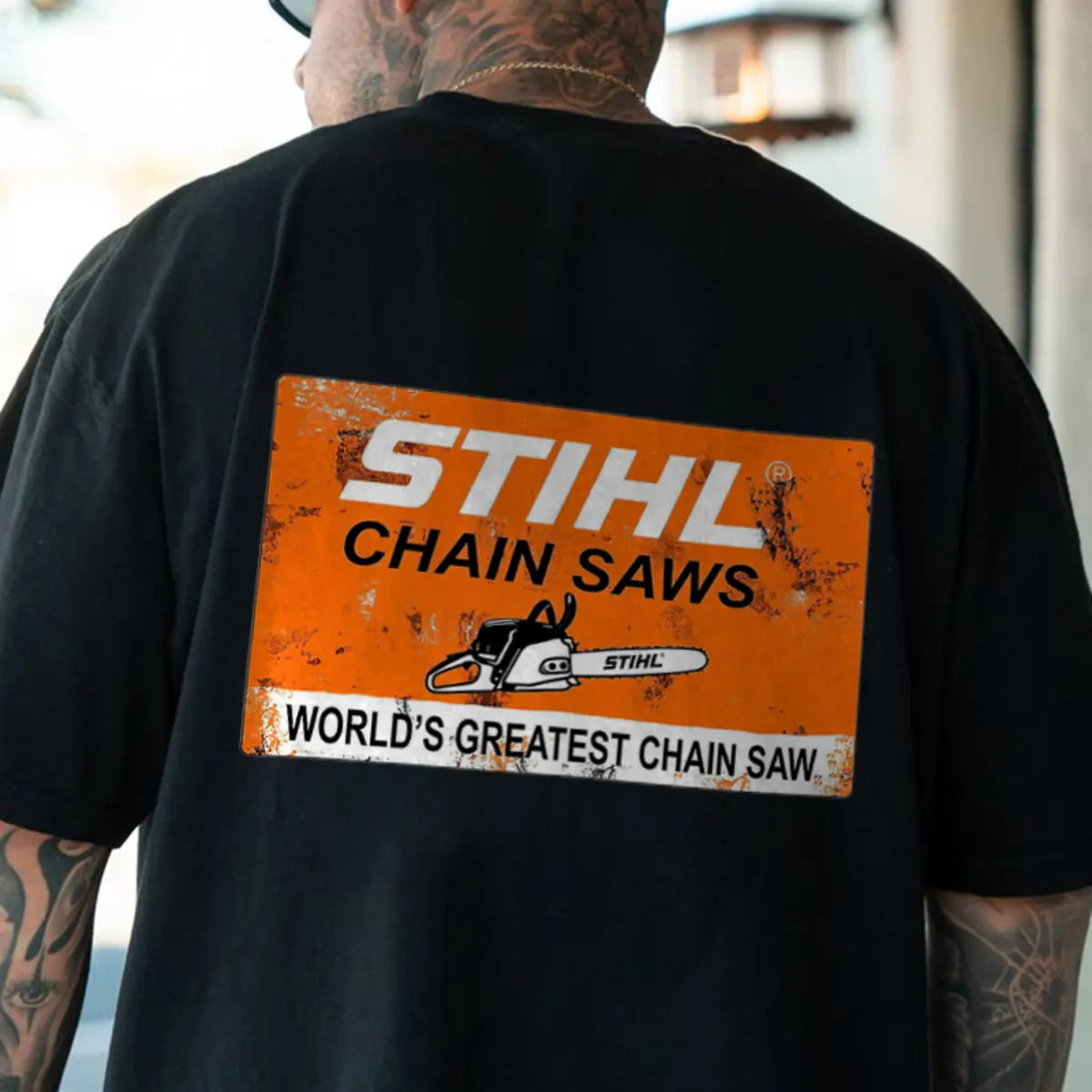 Stihl Chainsaws Printed Men's T-Shirt