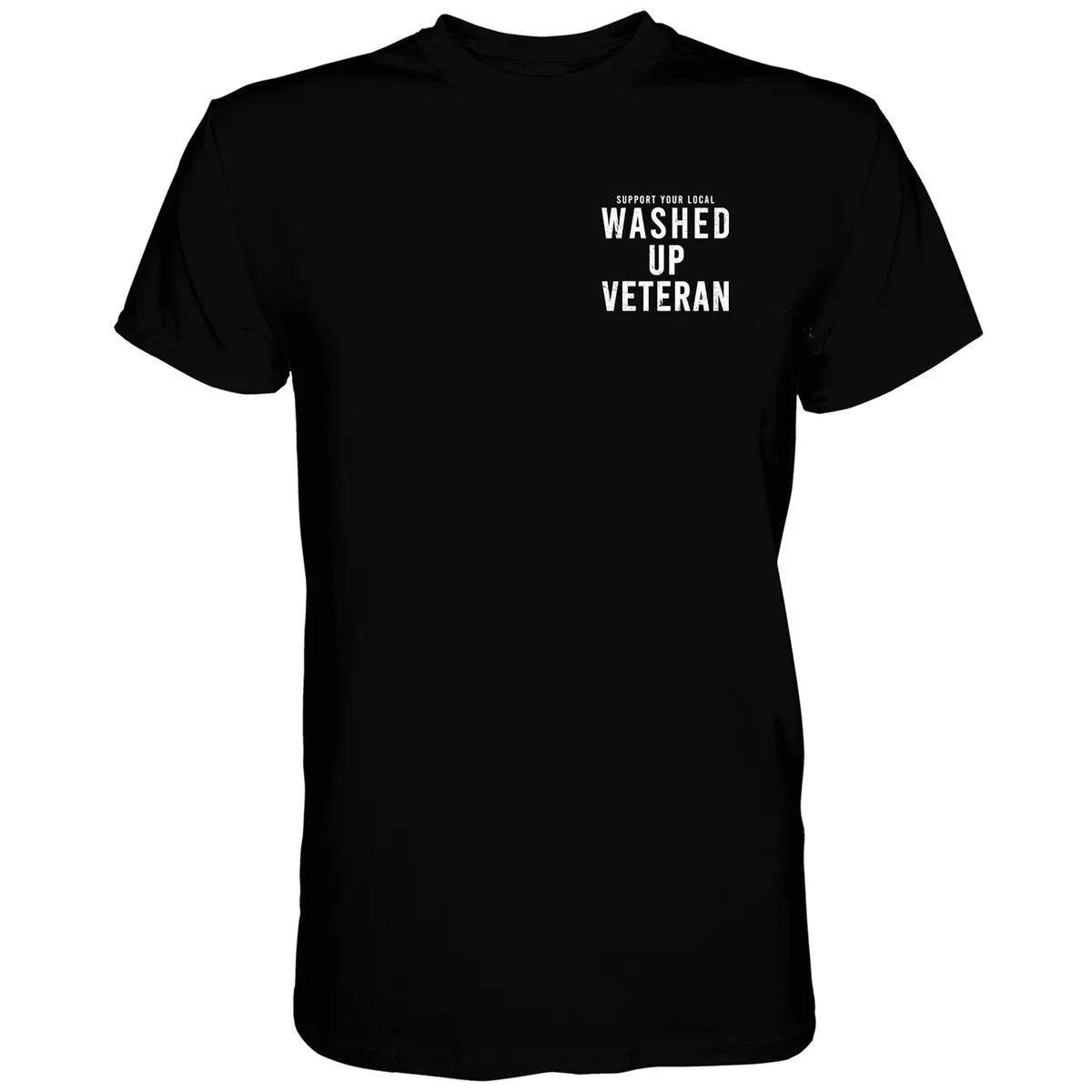Support Your Local Washed Up Veteran Printed Oversized Unisex T-shirt