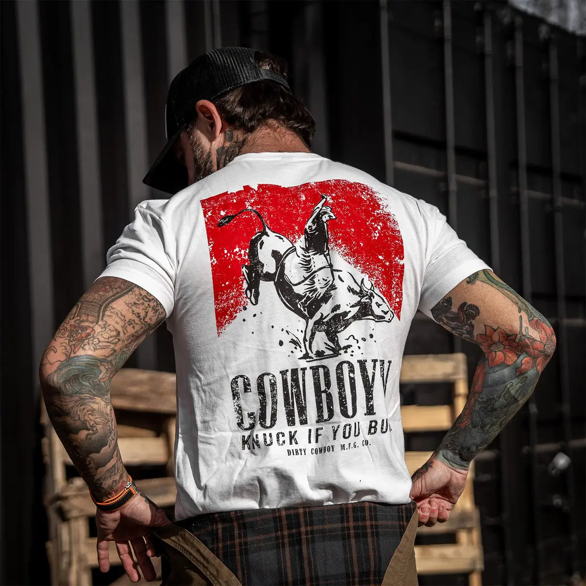 Cowboy'n Knuck If You Buck Printed Oversized Unisex T-shirt
