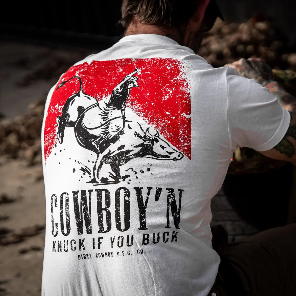 Cowboy'n Knuck If You Buck Printed Oversized Unisex T-shirt