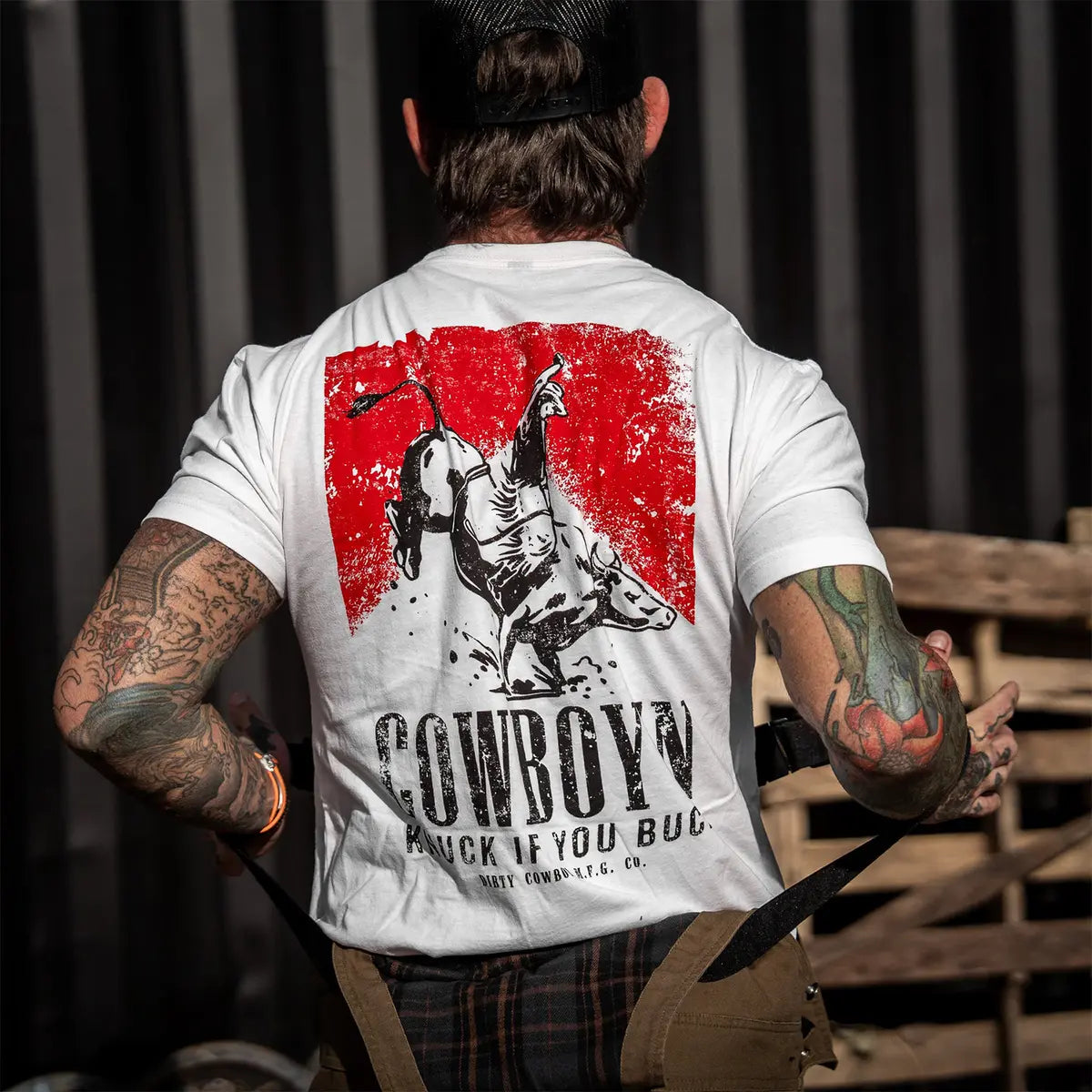 Cowboy'n Knuck If You Buck Printed Oversized Unisex T-shirt