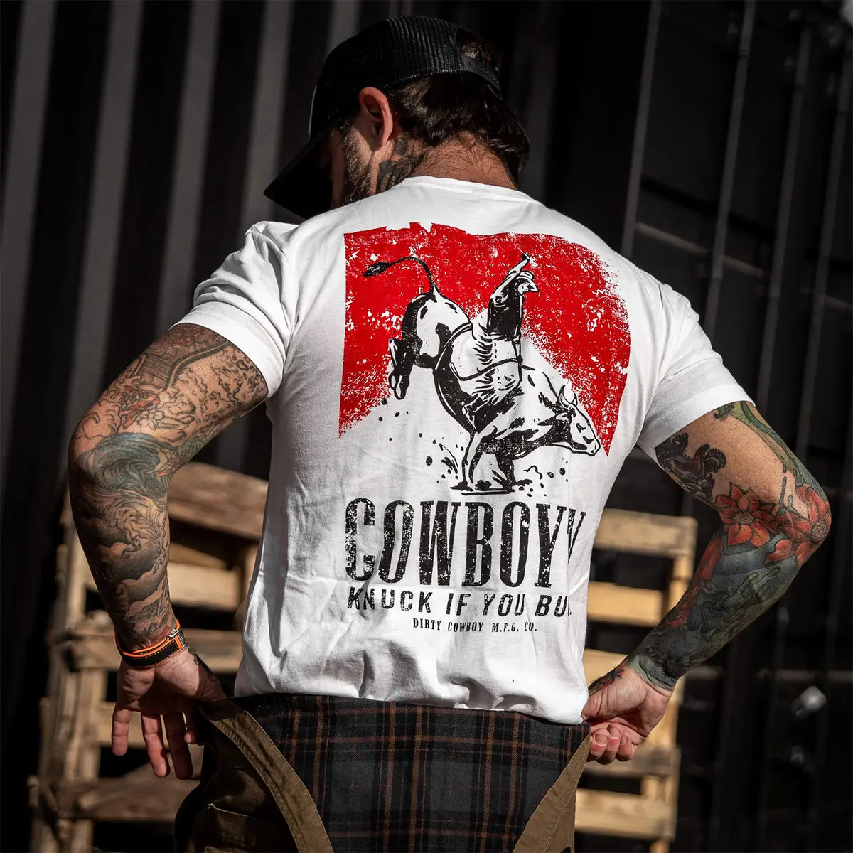 Cowboy'n Knuck If You Buck Printed Oversized Unisex T-shirt