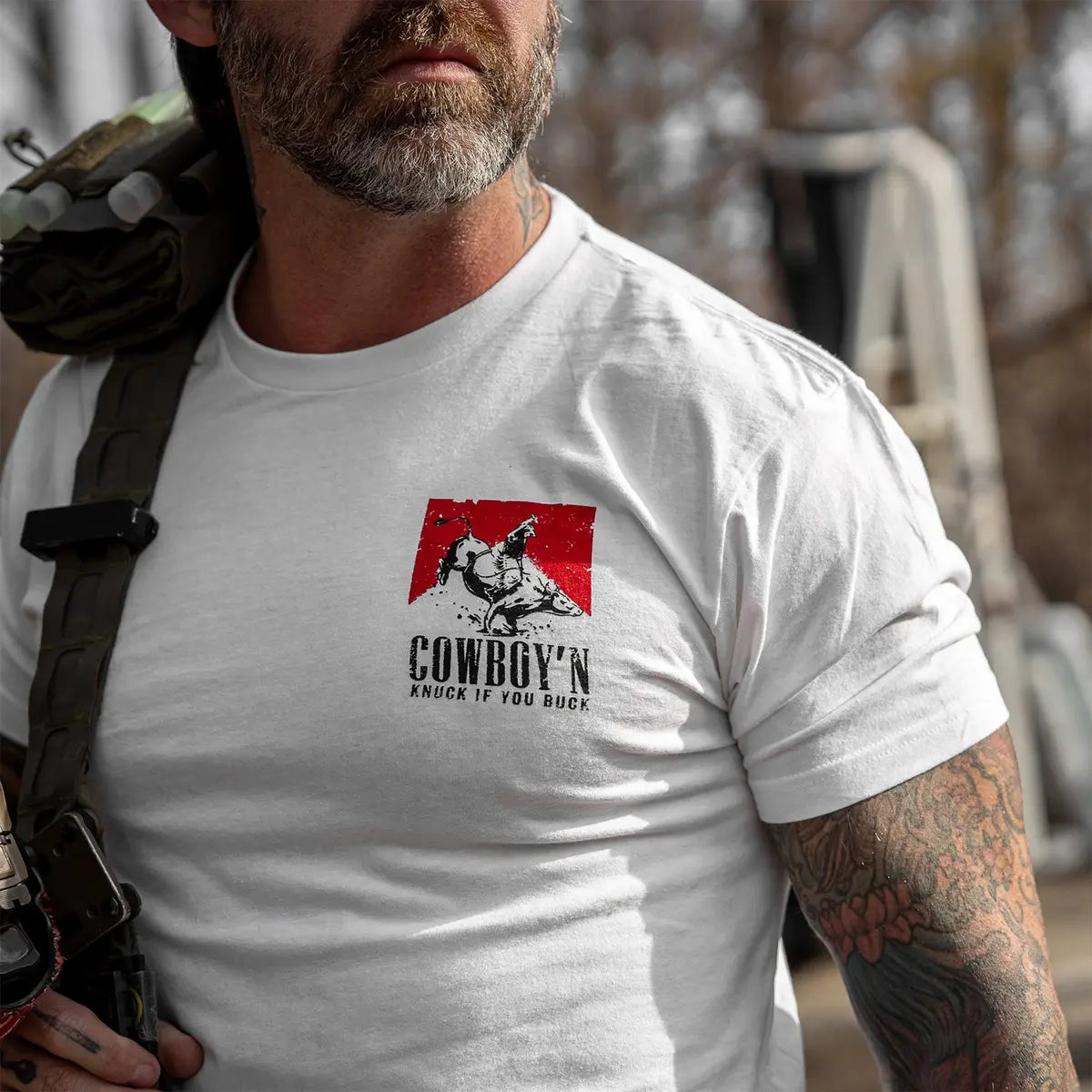 Cowboy'n Knuck If You Buck Printed Oversized Unisex T-shirt