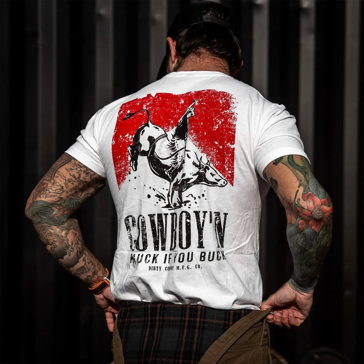 Cowboy'n Knuck If You Buck Printed Oversized Unisex T-shirt