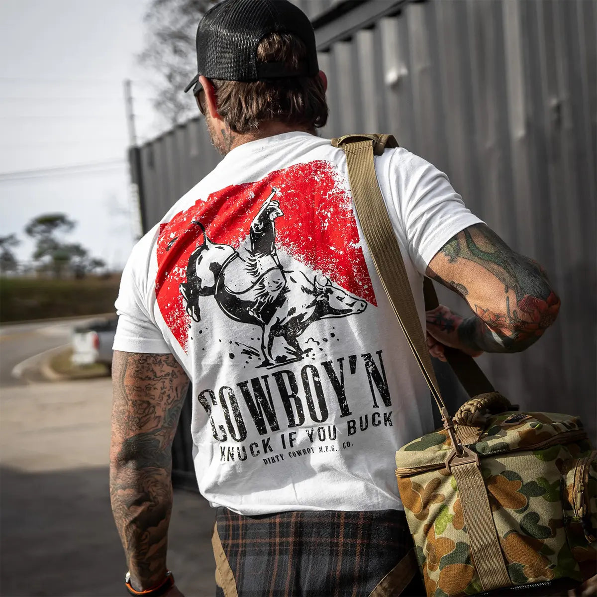 Cowboy'n Knuck If You Buck Printed Oversized Unisex T-shirt
