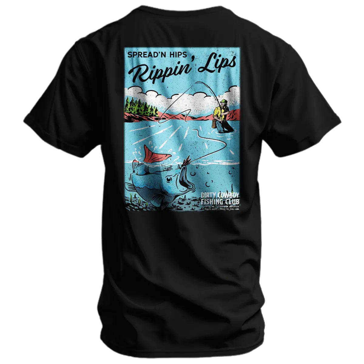 Spread'n Hips, Rippin' Lips Printed Oversized Unisex T-shirt