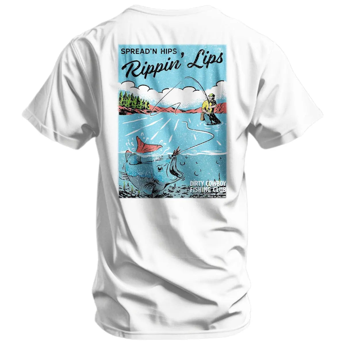 Spread'n Hips, Rippin' Lips Printed Oversized Unisex T-shirt