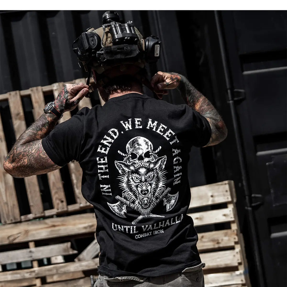 In The End We Meet Again Printed Oversized Unisex T-shirt
