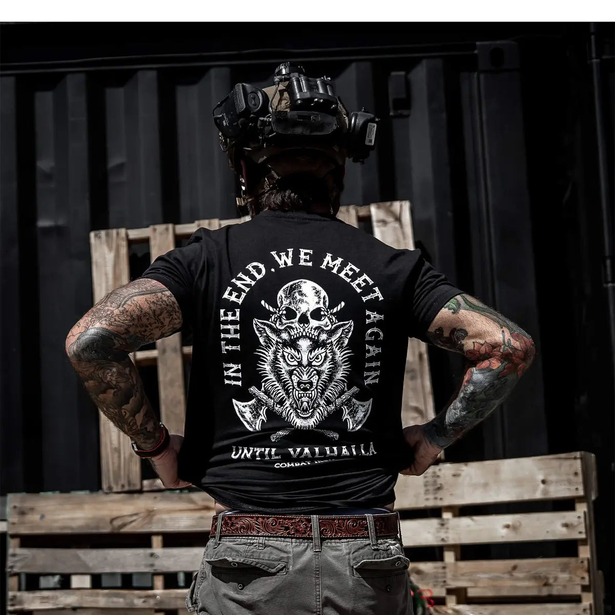 In The End We Meet Again Printed Oversized Unisex T-shirt