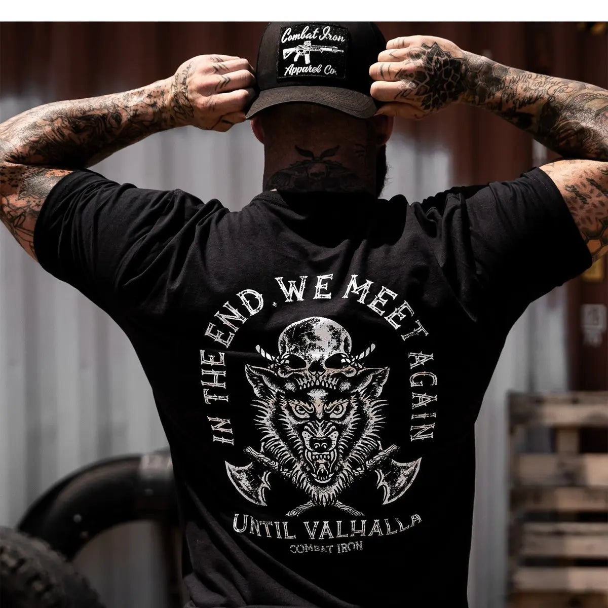 In The End We Meet Again Printed Oversized Unisex T-shirt