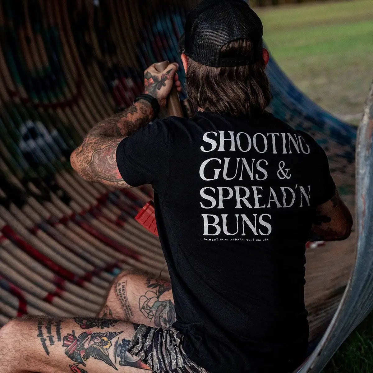 Shooting Guns & Spread'n Buns Printed Oversized Unisex T-shirt