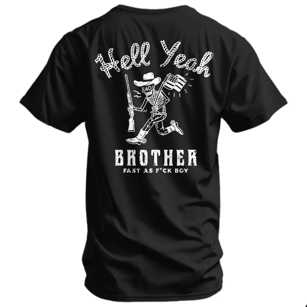 Hell Yeah Printed Oversized Unisex T-shirt