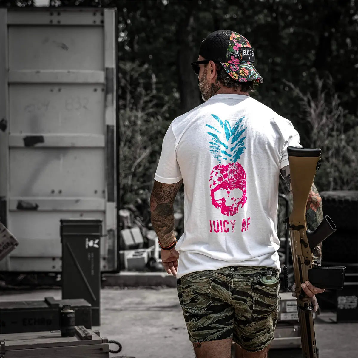 Juicy AF Pineapple Printed Oversized Unisex T-shirt