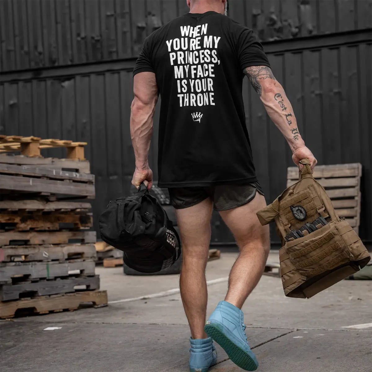 When You're My Princess, My Face Is Your Throne Printed Oversized Unisex T-shirt