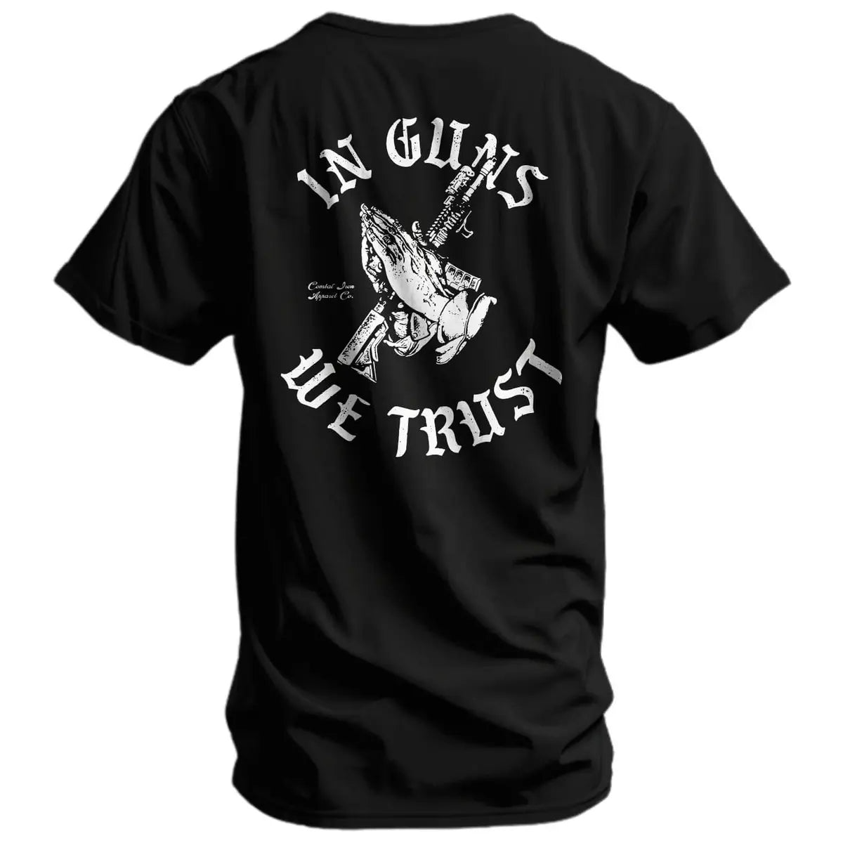 In Guns We Trust Printed Oversized Unisex T-shirt