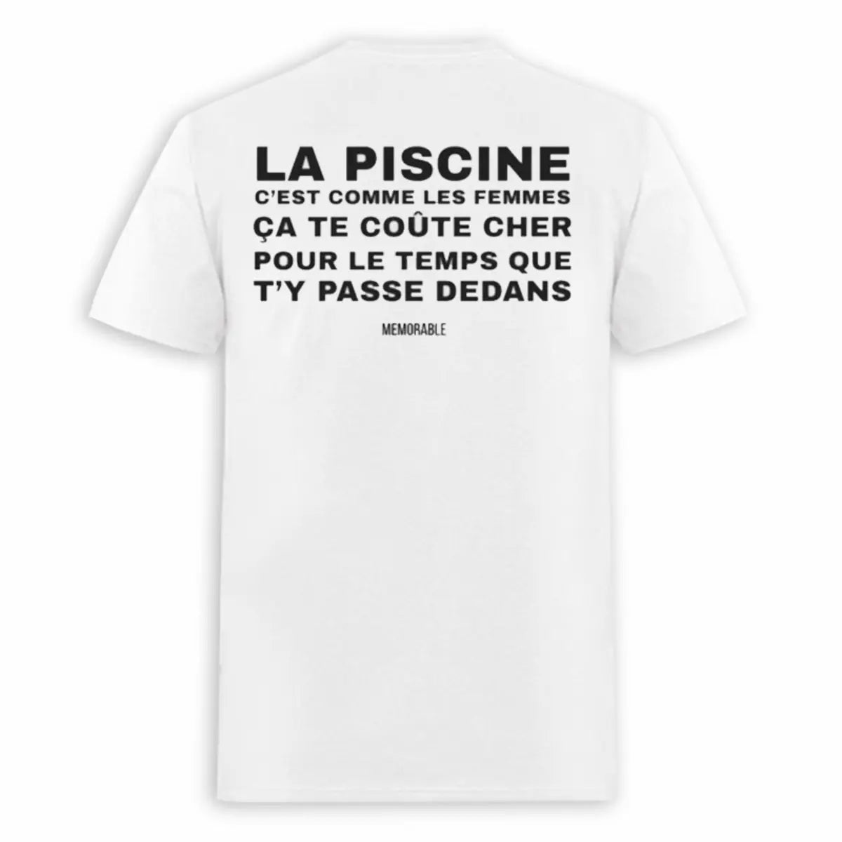 La Piscine C'est Comme Les Femmes Printed Oversized Unisex T-shirts