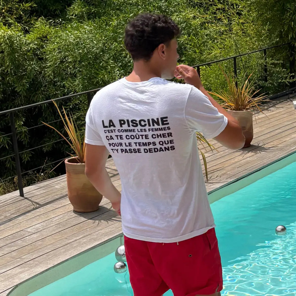 La Piscine C'est Comme Les Femmes Printed Oversized Unisex T-shirts