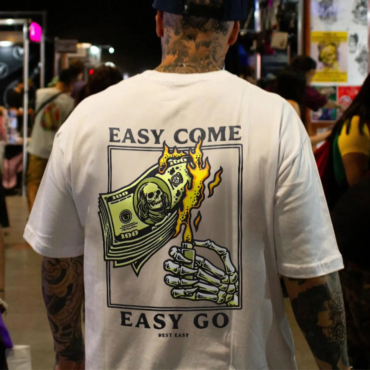 Easy Come Easy Go Printed Men's T-Shirt
